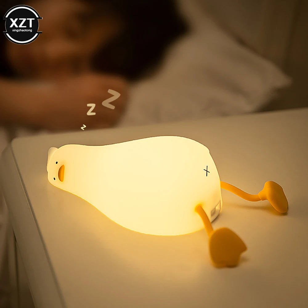 Duck Silicone Led Night Light Lamp