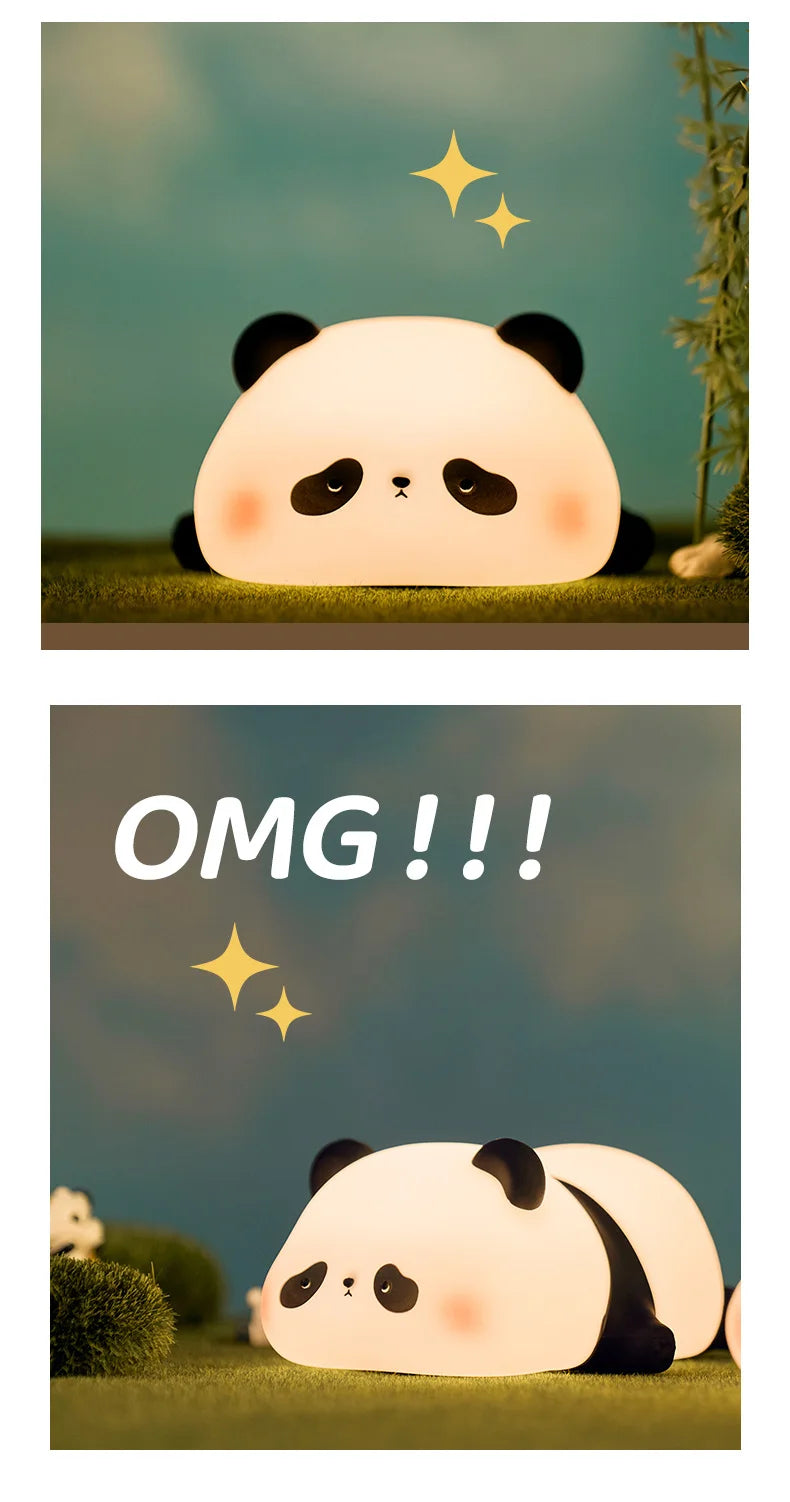 Mini Cute Panda Small Creative Night Light
