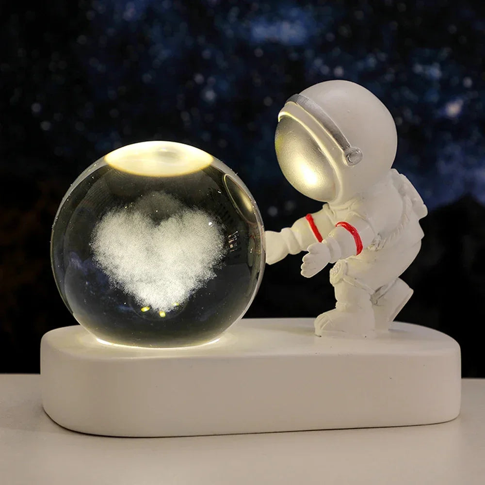 Astronaut Starry Sky Crystal Ball Night Light