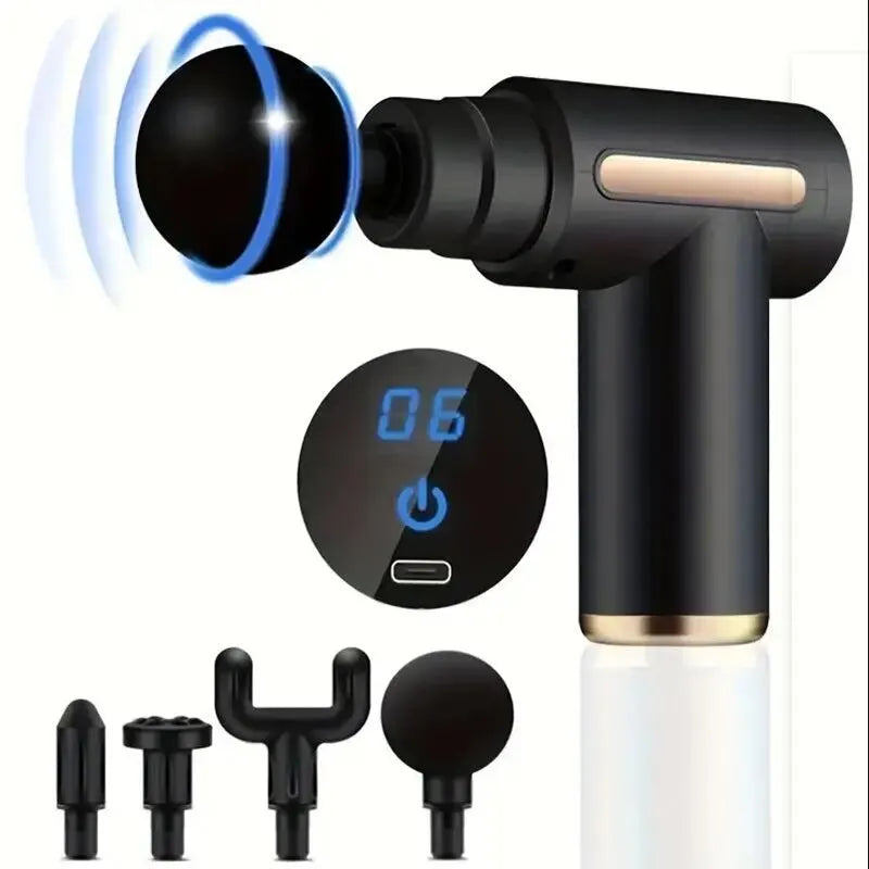 Portable Fascia Gun Vibration Massage Gun For Body Neck