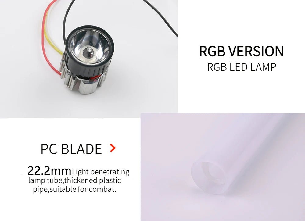 NeoGlow™ Metal LED Laser Sword