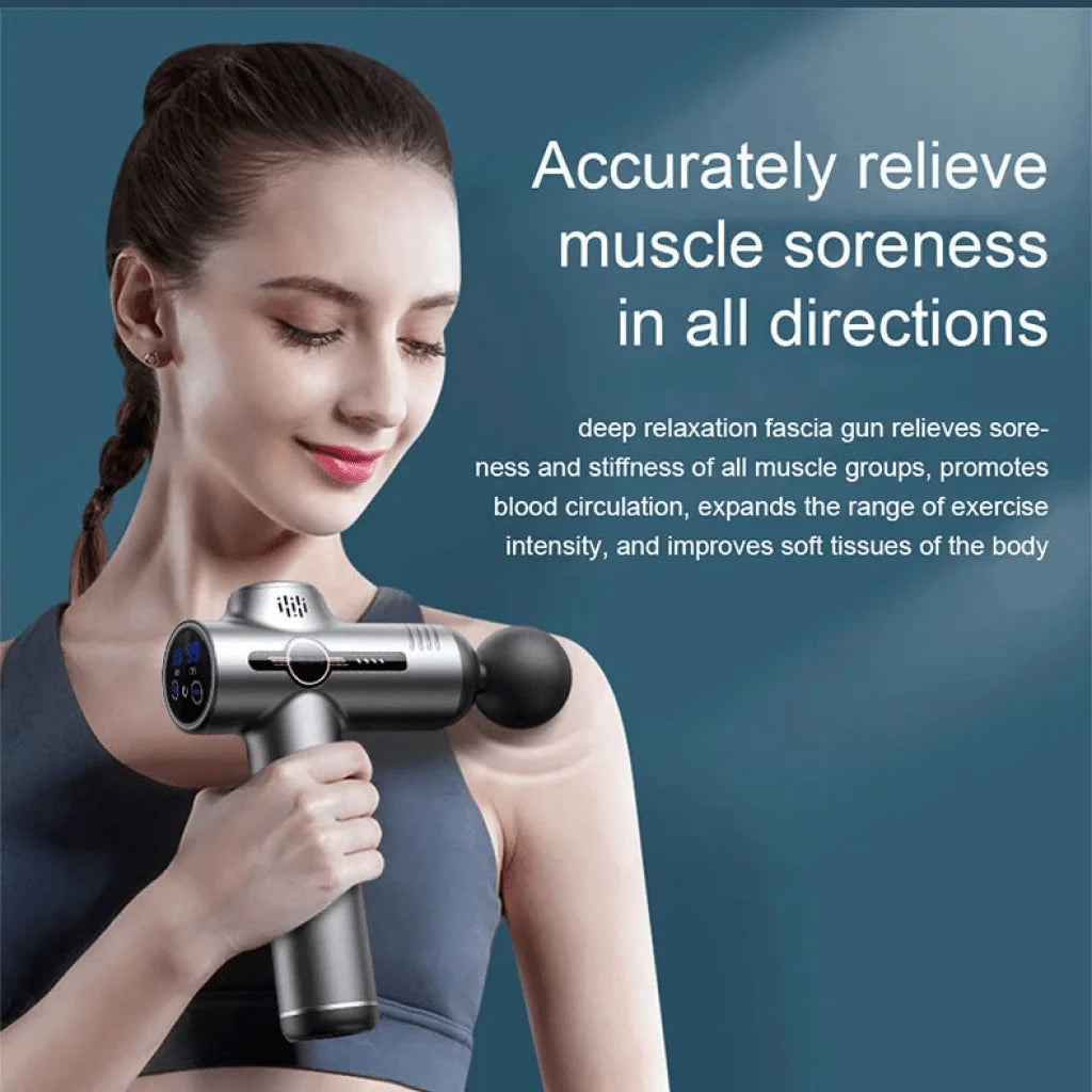 Portable Fascia Gun Vibration Massage Gun For Body Neck