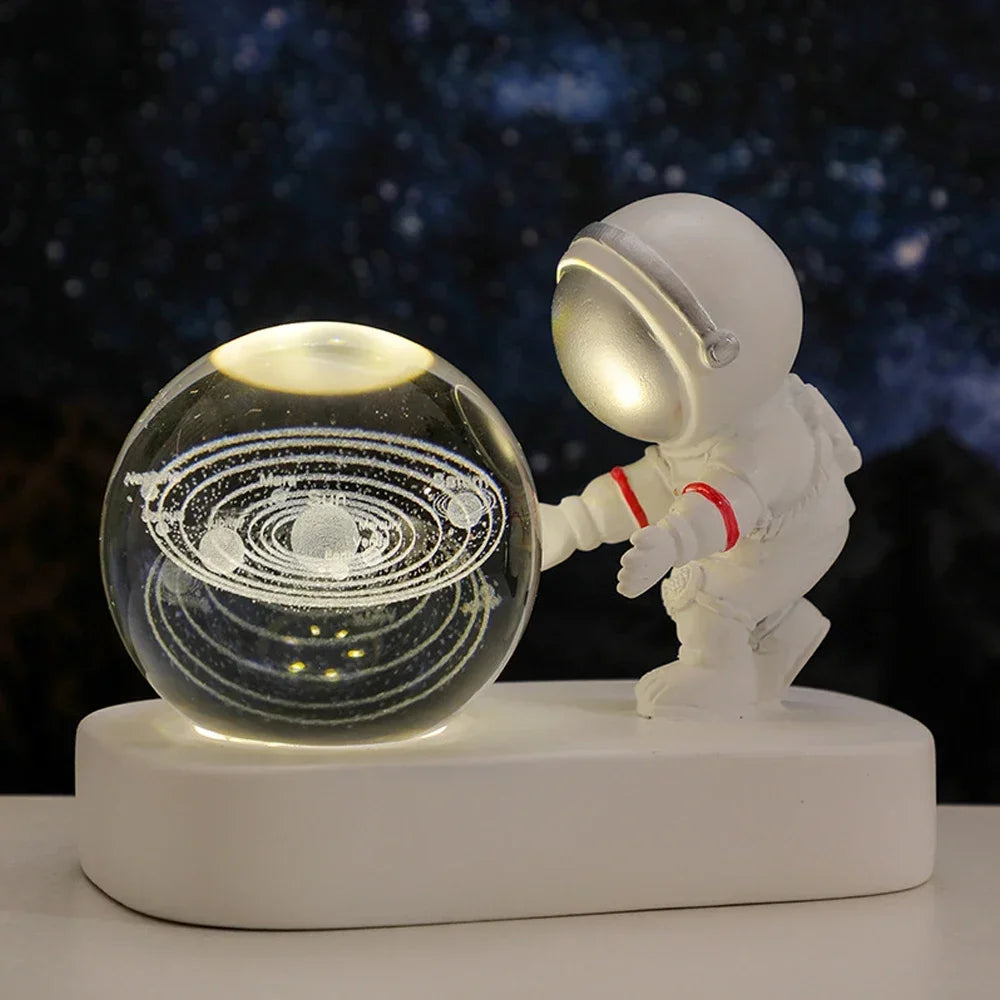 Astronaut Starry Sky Crystal Ball Night Light