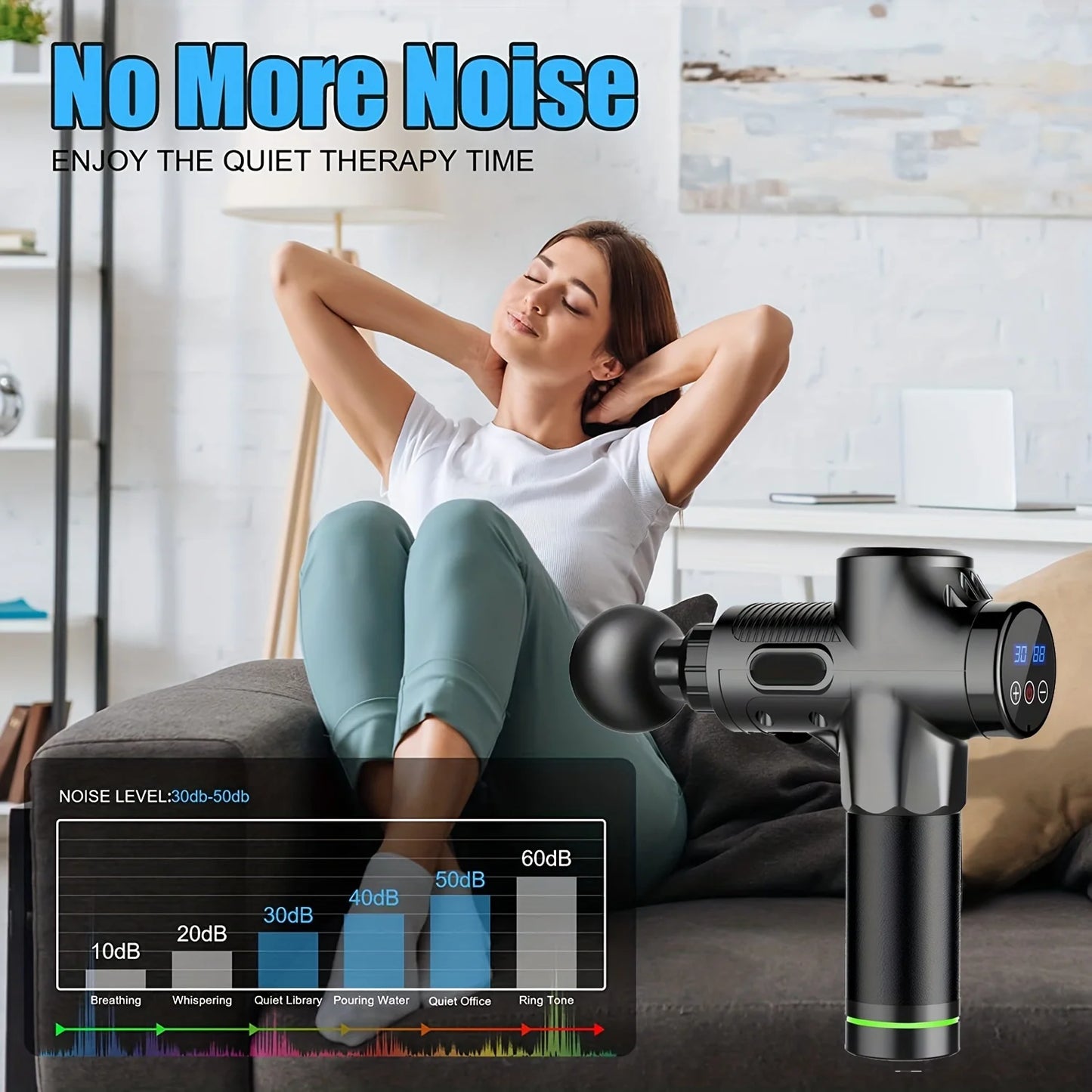 Portable Fascia Gun Vibration Massage Gun For Body Neck