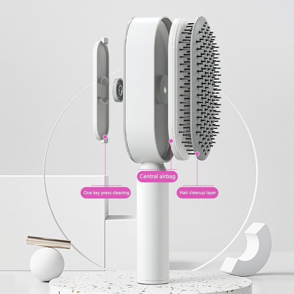 LushLocks™ Self-Cleaning Hair Comb Brush