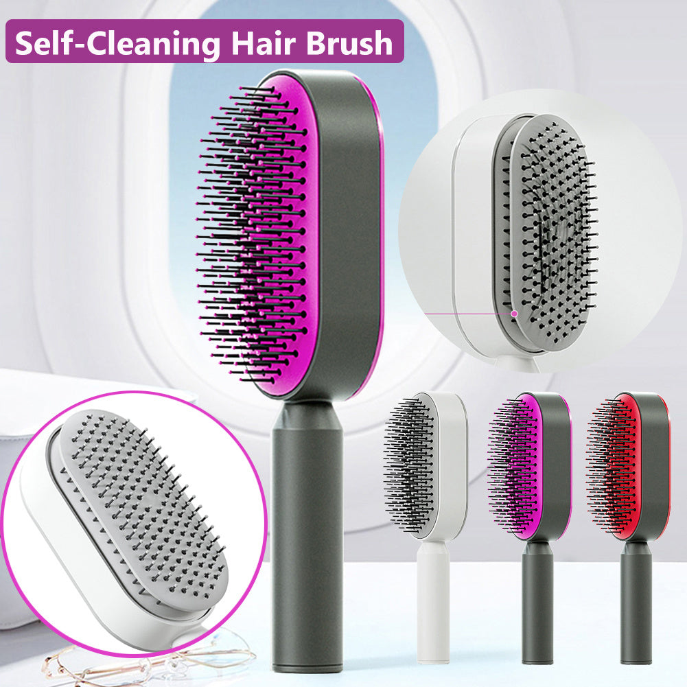 LushLocks™ Self-Cleaning Hair Comb Brush