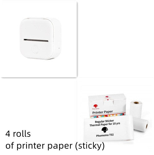 T02 Mini Pocket Thermal Label Printer