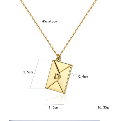 Envelope Love Letter Women's Necklace