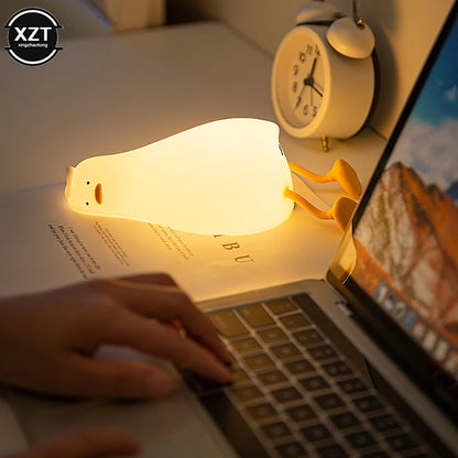 Duck Silicone Led Night Light Lamp