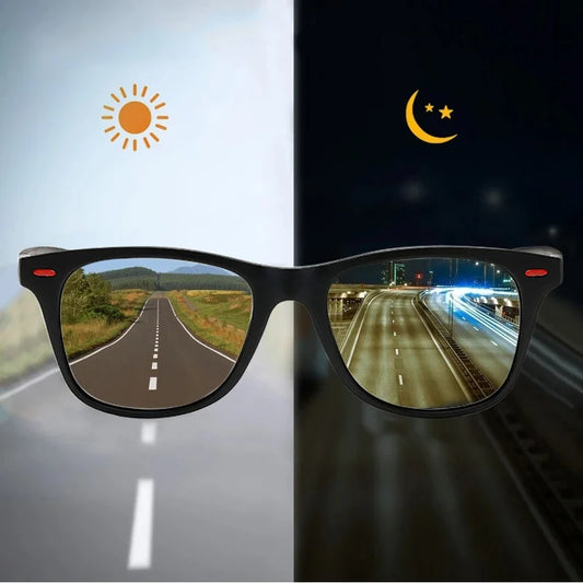 Polarized Anti-Glare Sunglasses for Day & Night