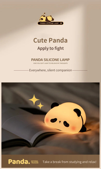 Mini Cute Panda Small Creative Night Light