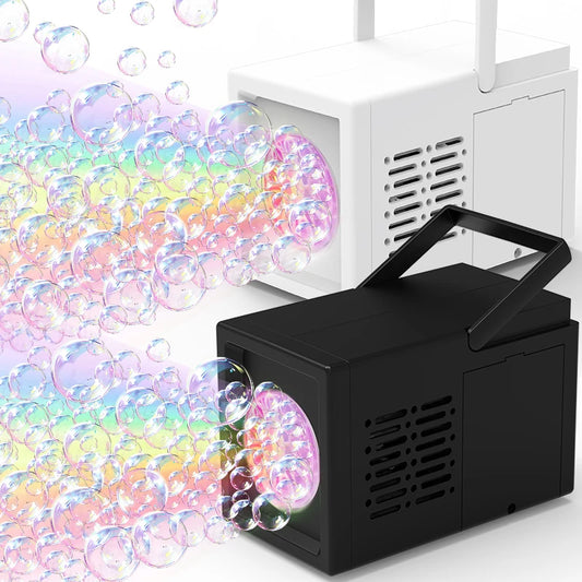 Electric Bubble Blower Toy – 10-Hole Handheld Bubble Machine for Outdoor Fun