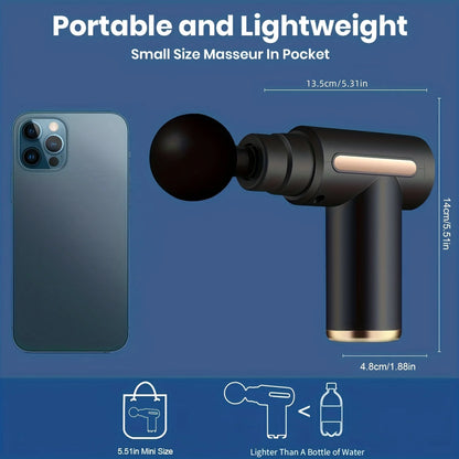 Portable Fascia Gun Vibration Massage Gun For Body Neck
