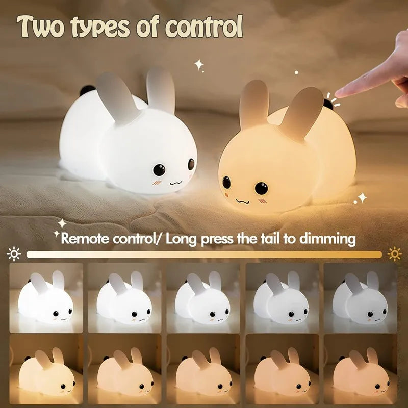 Rabbit Silicone LED Night Light