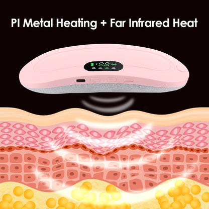 Menstrual Relief Heating Belt Massager for Females