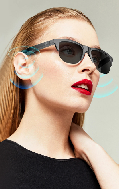 Wireless Touch Bluetooth Headset Sun Glasses