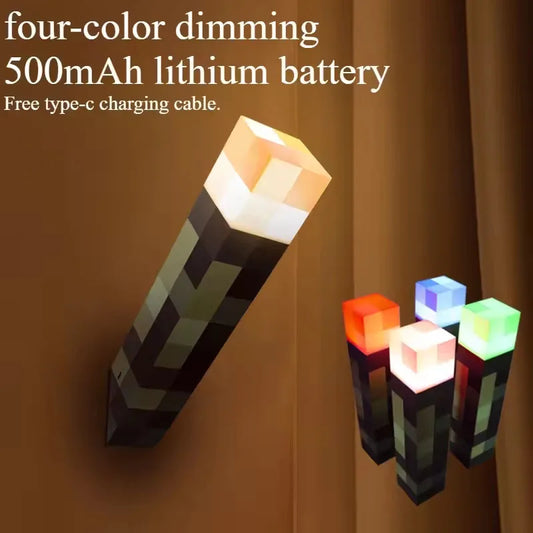 MC Torches Flashlight 4 Color Brownstone Adjustable Night Light