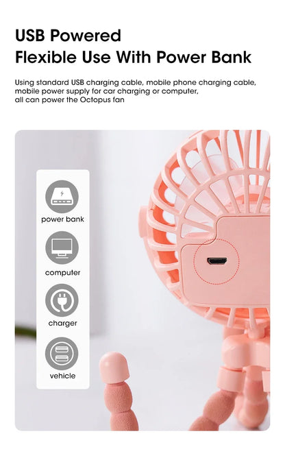 Baby Portable Fan for Cart Stroller