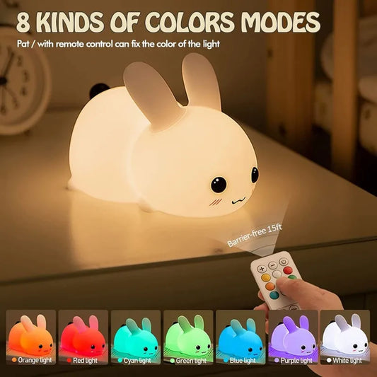 Rabbit Silicone LED Night Light