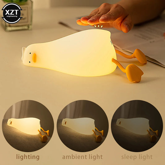 Duck Silicone Led Night Light Lamp