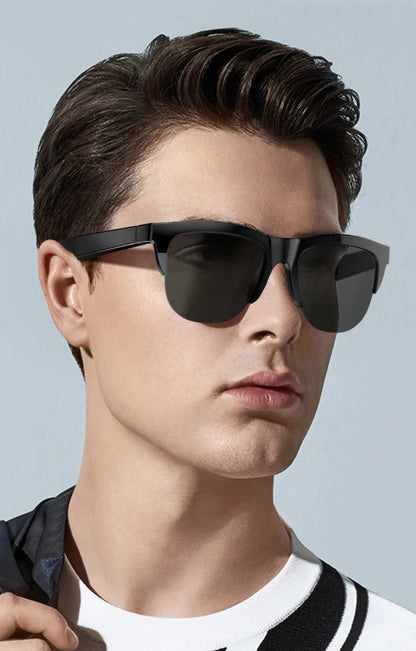 Wireless Touch Bluetooth Headset Sun Glasses