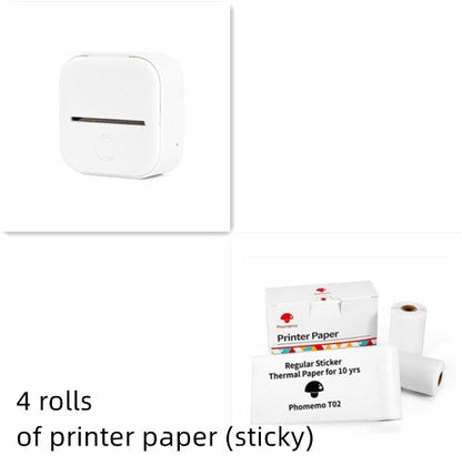 T02 Mini Pocket Thermal Label Printer