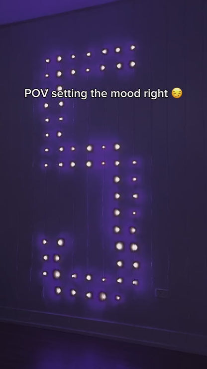 Smart RGB Curtain String Lights